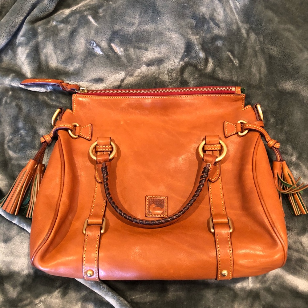 Dooney and Bourke Cognac Leather Bag